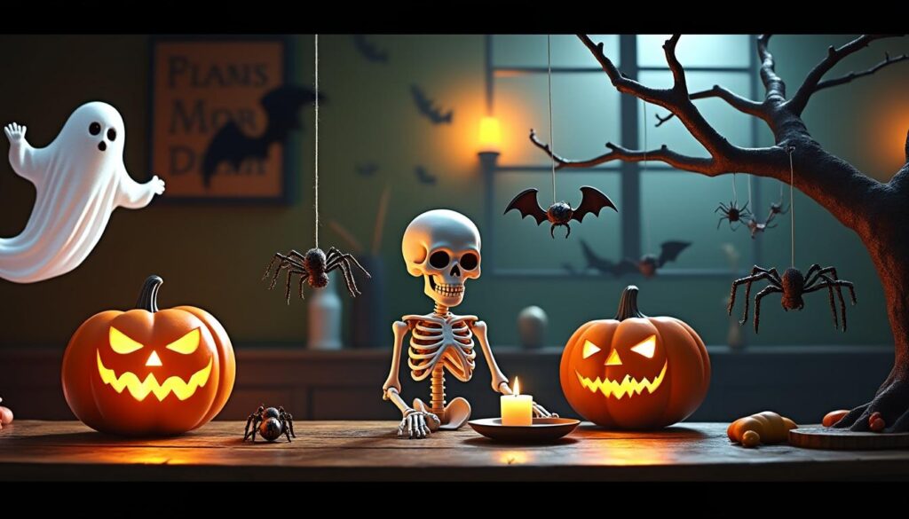 découvrez 5 astuces faciles pour donner vie à votre décoration d'halloween ! apprenez à créer des éléments animés qui émerveilleront vos invités et mettront une ambiance festive et inquiétante à votre soirée. laissez libre cours à votre créativité et transformez votre maison en un véritable repaire d'halloween.