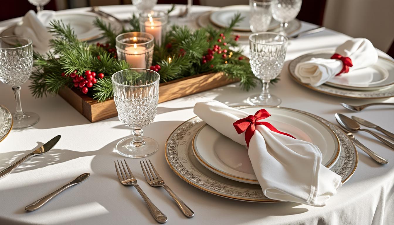 découvrez des idées créatives de décoration de table pour noël en utilisant des serviettes pliées. transformez votre repas de fête en un moment mémorable avec des astuces simples et élégantes qui apporteront une touche festive à votre table.
