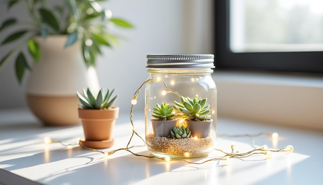 découvrez des idées créatives pour remplir un bocal en verre et sublimer votre décoration intérieure. optez pour des éléments naturels, des fleurs séchées ou des objets diy pour un style simple et tendance.