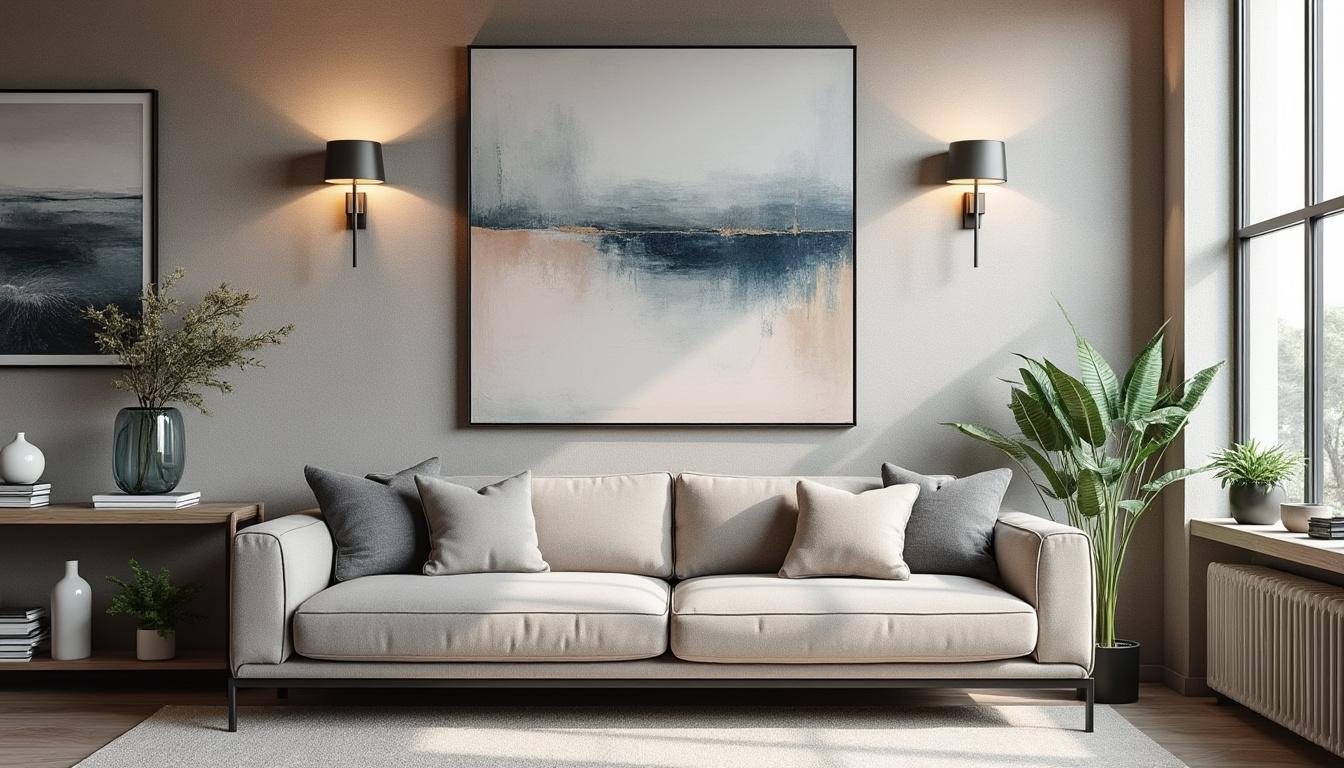 découvrez des idées inspirantes pour embellir votre espace de vie avec des décorations adaptées au-dessus de votre canapé. apprenez à équilibrer votre mur tout en ajoutant une touche personnelle à votre intérieur.