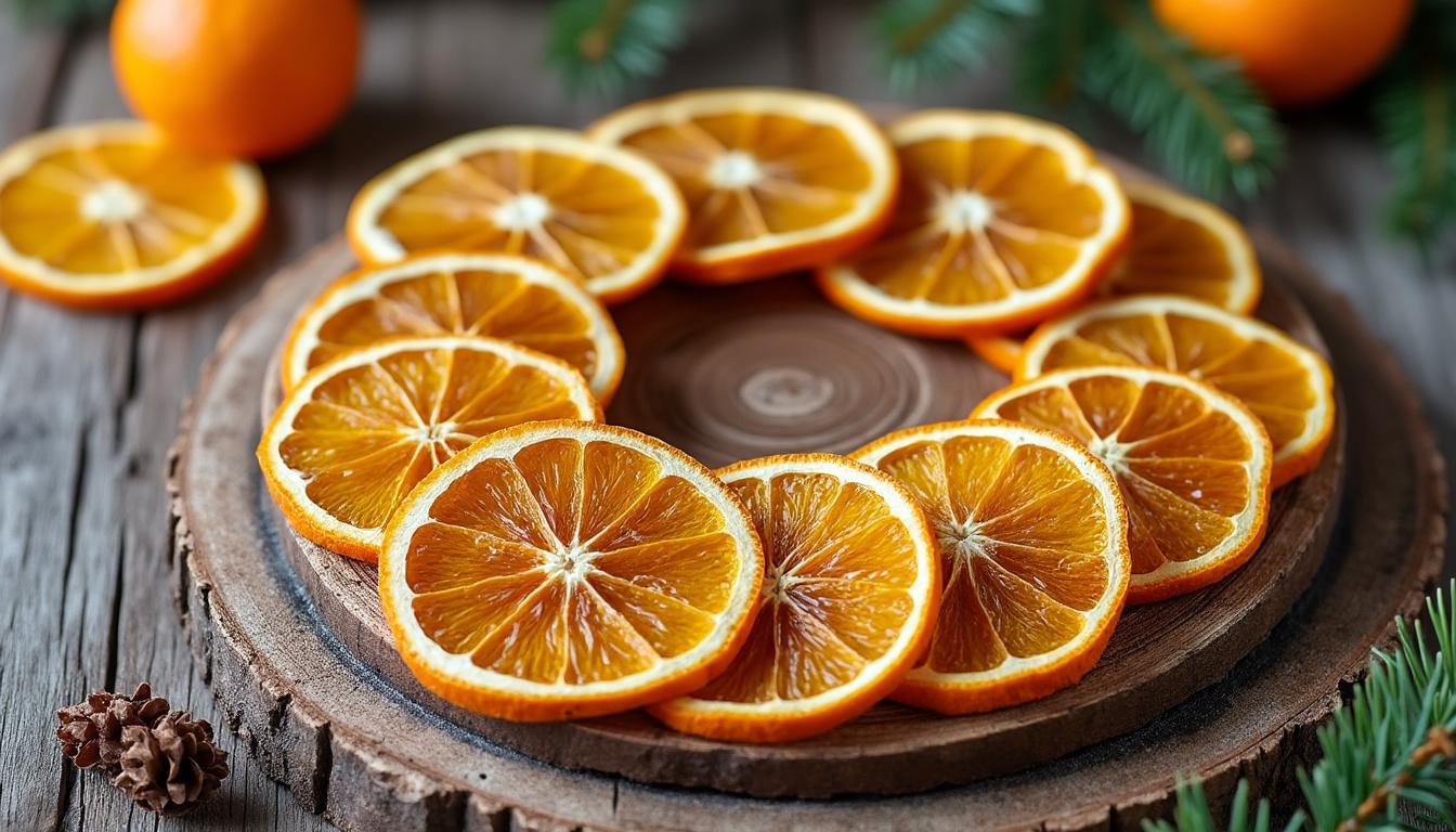 découvrez comment faire sécher des oranges facilement pour réaliser une décoration de noël naturelle, parfumée et chaleureuse. suivez nos astuces simples pour réussir vos rondelles d’oranges séchées à suspendre ou à poser sur la table de fête !