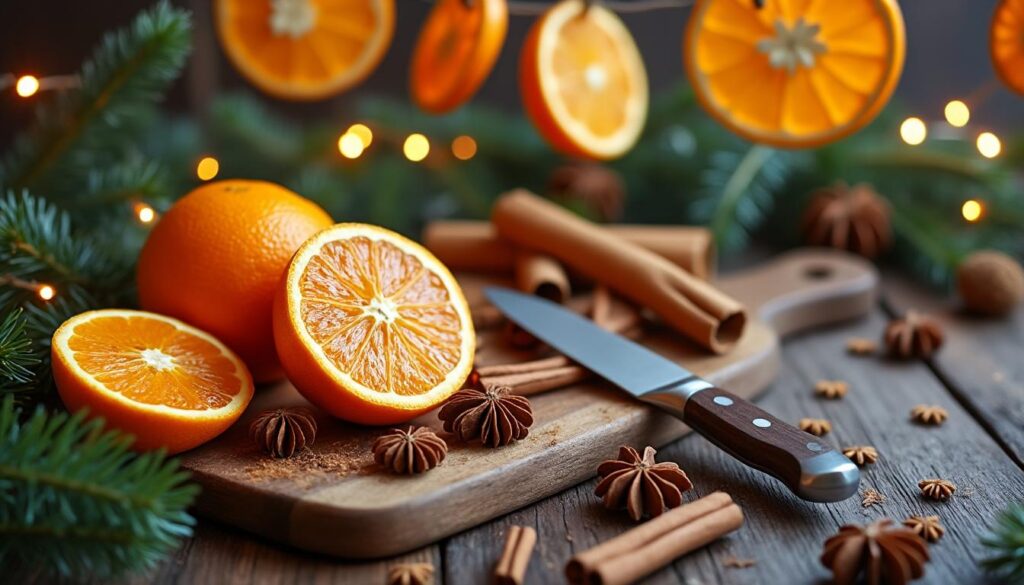découvrez comment faire sécher des oranges facilement et apporter une touche naturelle et chaleureuse à votre déco de noël. astuces, conseils et étapes simples pour des ornements réussis !