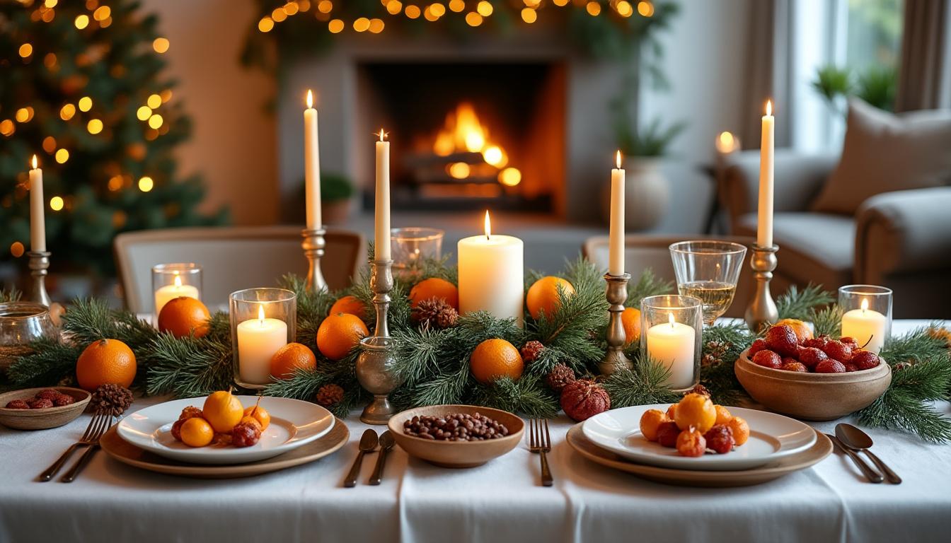 découvrez nos astuces pour créer une magnifique décoration de table de noël en utilisant des éléments naturels. apprenez à allier élégance et simplicité avec des matériaux comme des branches, des pommes de pin et des fleurs sèches, pour une ambiance chaleureuse et authentique lors de vos repas de fête.