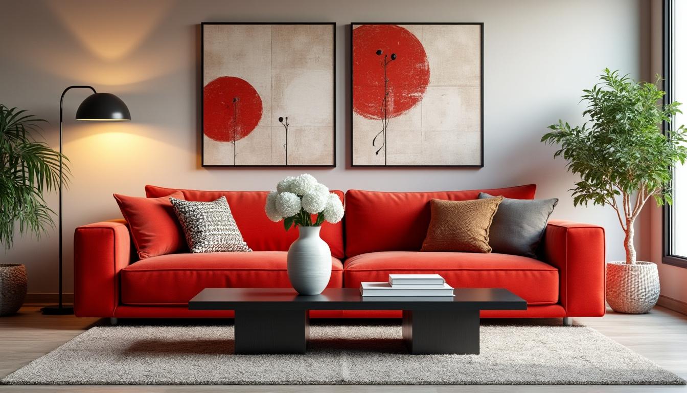 vous avez un canapé rouge dans votre salon ? découvrez nos conseils et idées déco pour harmoniser votre intérieur, choisir les bonnes couleurs, accessoires et styles qui mettront en valeur votre canapé rouge avec élégance.