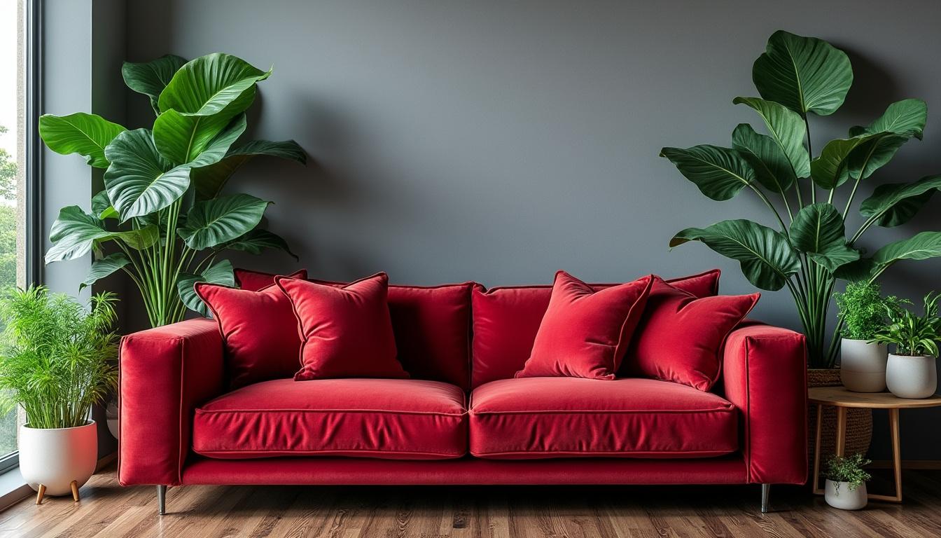 découvrez des idées et conseils déco pour sublimer un salon avec un canapé rouge. harmonisez facilement couleurs, matières et accessoires pour créer un espace chaleureux et tendance.